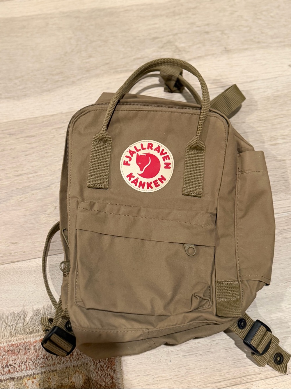 Fjallraven Kanken Mini Backpack in Olive Brown